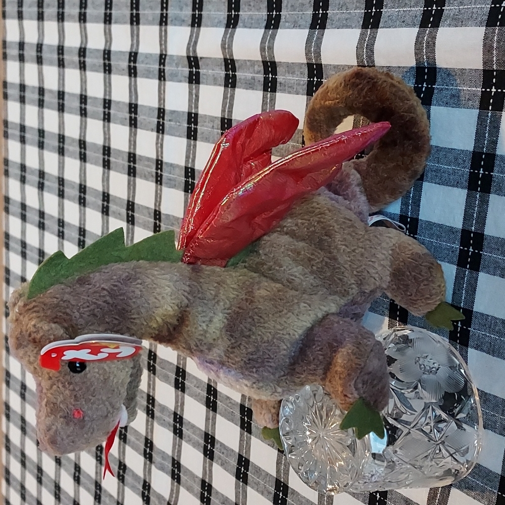 SCORCH Ty Beanie Babies Dinosaur Vintage 1998